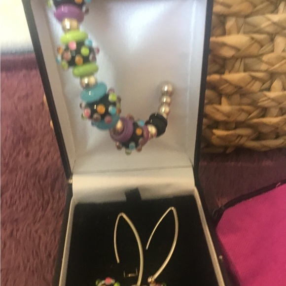 Vintage Sterling Silver Bracelet & Earring Set - Picture 10 of 12